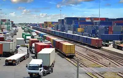 Evans Delivery Dallas Intermodal Container Drayage Yard