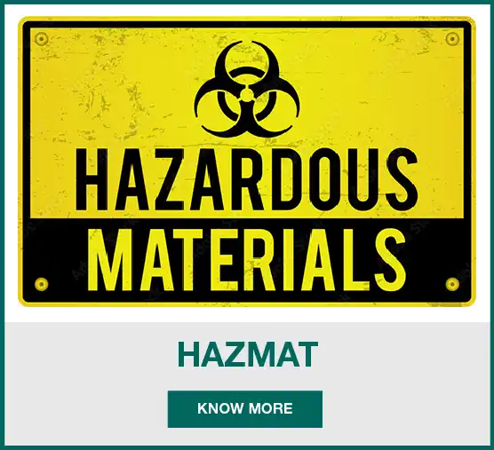 Hazardous Materials shipping solutions with Evans Delivery Dallas link