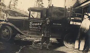 Early Evans Delivery Truck