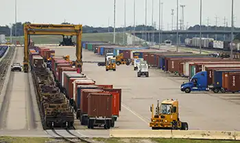 Port of Dallas drayage services by Evans Delivery Dallas